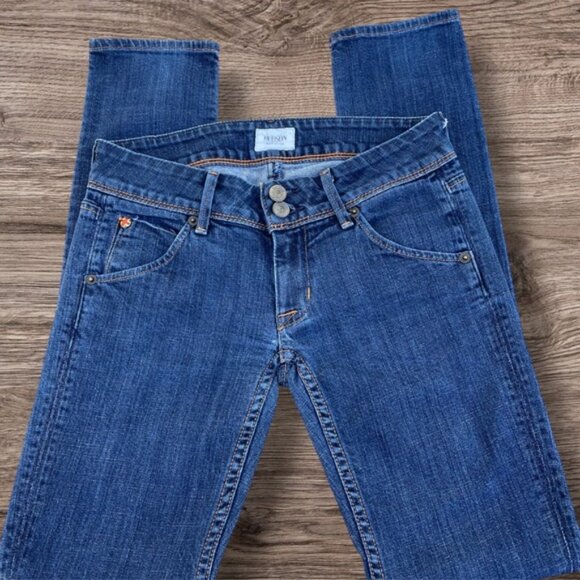 Hudson Skinny Low Rise Flap Pocket Denim Jeans 24 GUC - Picture 3 of 13
